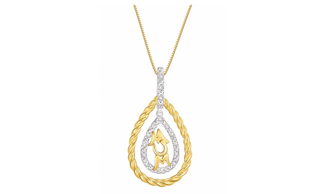 Diamond mothers day on sale necklace